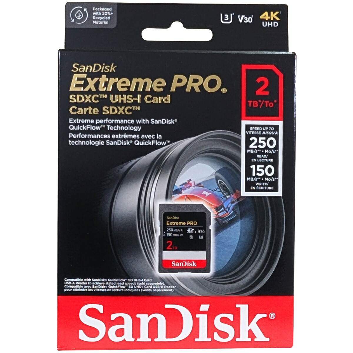 SanDisk サンディスク 並行輸入品 SDXC歌留多 Extreme PRO 2結核症 SDSDXXD-2T00-GN4IN
