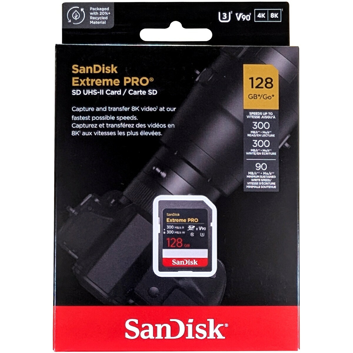楽天市場】SanDisk サンディスク Extreme Pro SDXC 128GB UHS-II