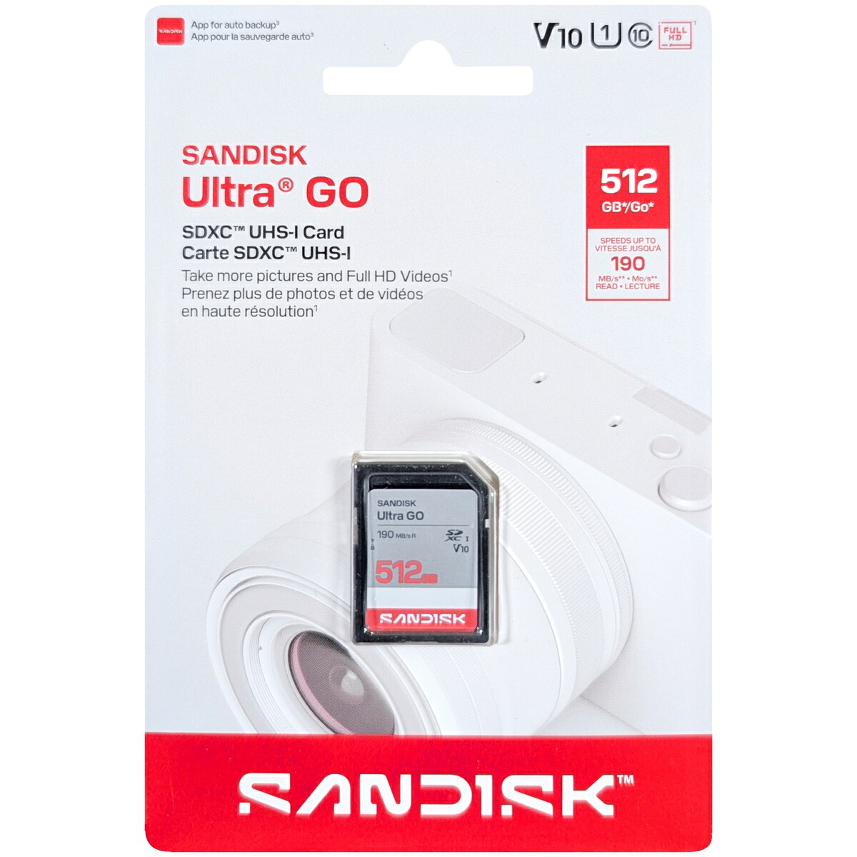 SanDisk サンディスク 並行輸入品 SDXCカード Ultra GO 512GB SDSDUGN-512G-GN6IN|アスビック