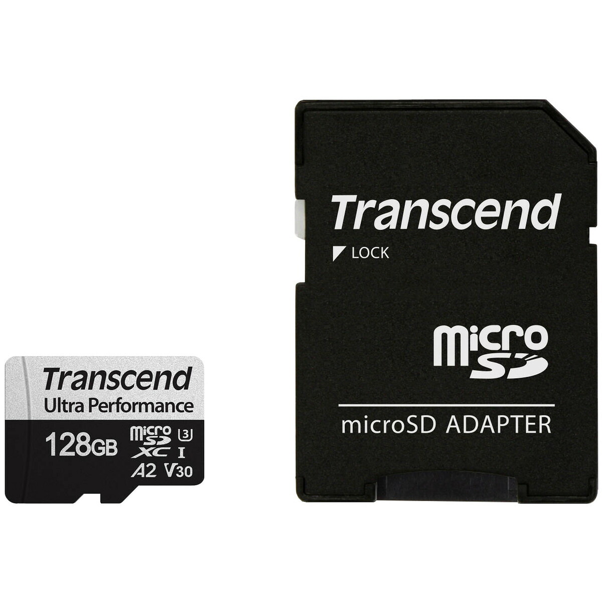 Transcend トランセンドジャパン マイクロSDXCカード USD340S 128GB TS128GUSD340S|アスビック