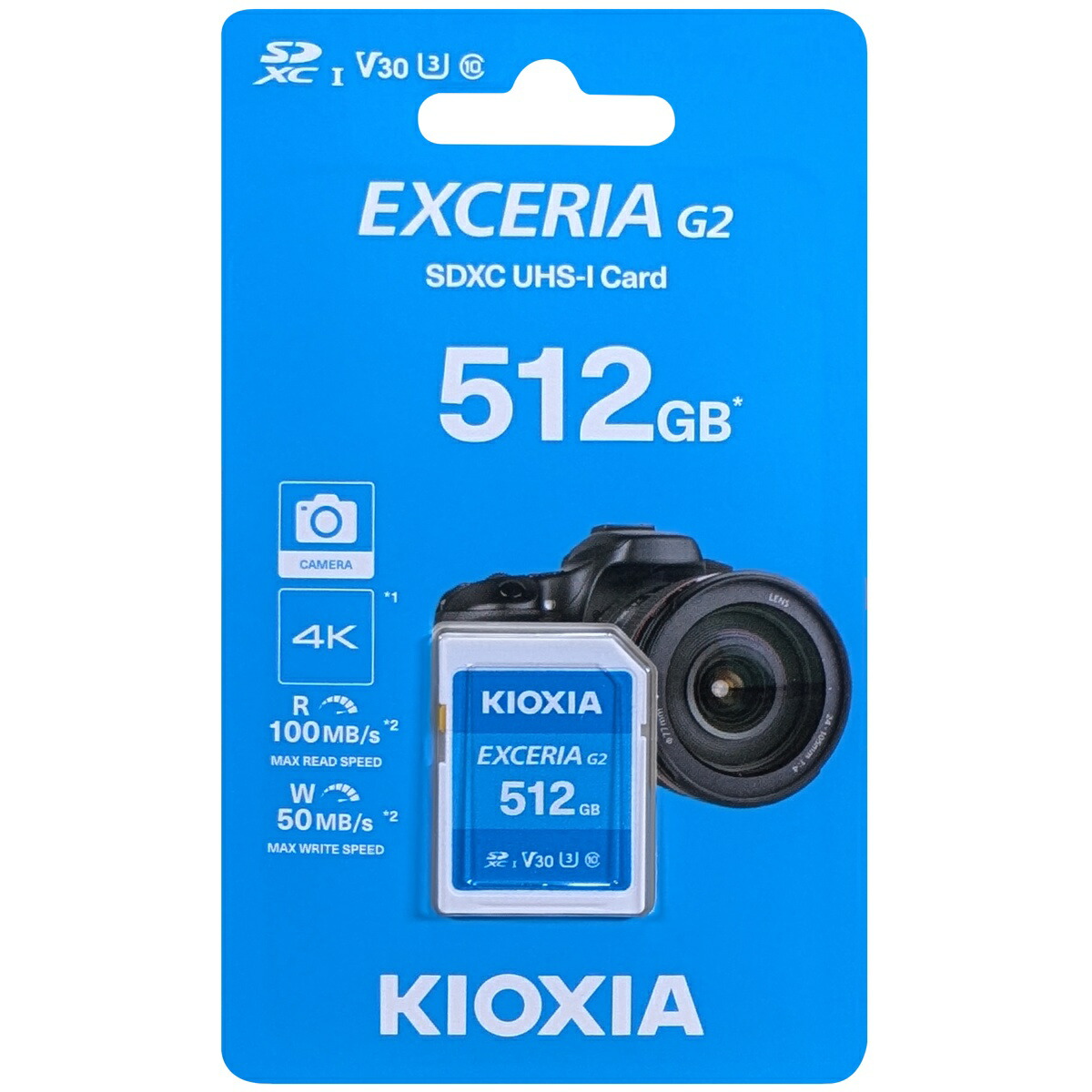 キオクシア KIOXIA 並行輸入品 SDXCカード EXCERIA G2 512GB LNEX2L512GG4|アスビック