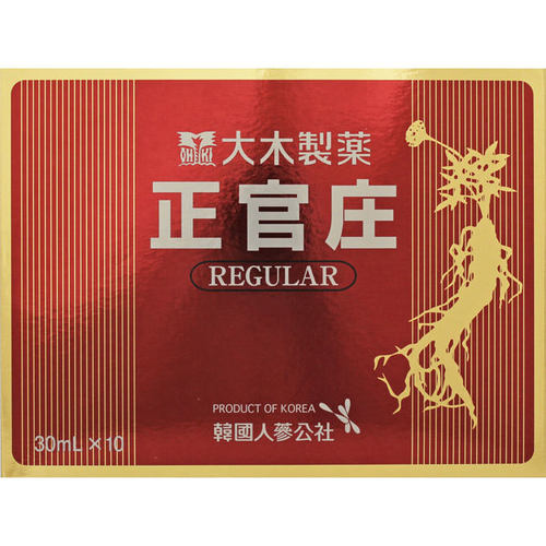 【大木製薬】正官庄 レギュラー 30ml×10本/清涼飲料/宅配便押さえる