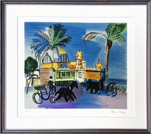 楽天市場】【版画・絵画】サルボ『午後のテラス』ミクストメディア