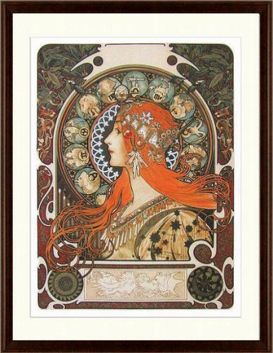 楽天市場】アルフォンス・ミュシャ 「 ゾディアック 黄道十二宮