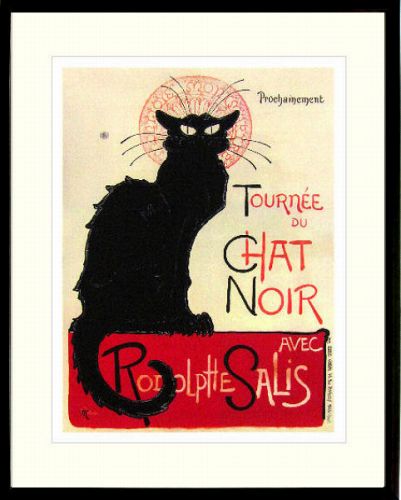 【版画・絵画】テオフィル・アレクサンドル・スタンラン『黒猫』ジクレー■新品★｜アート明日香