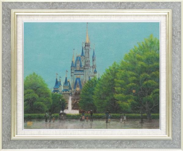 ◇ 篠田雅典 『 磐梯高原の朝（M8号） 』 日本画 日本画・絵画篠田雅典『