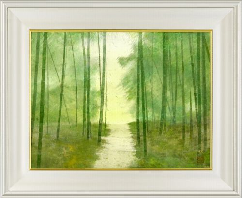 楽天市場】西田俊英 絵画 近衛桜 日月（左隻） 送料無料 【複製