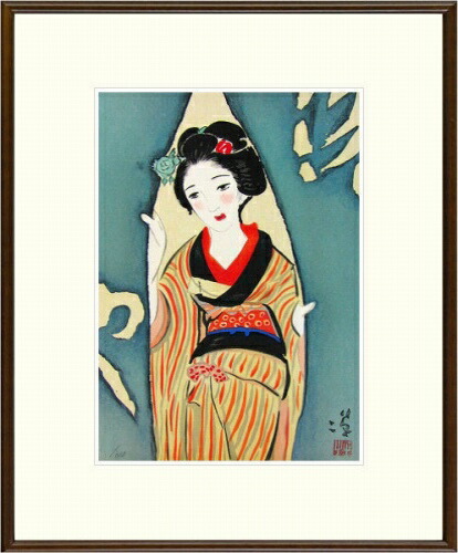 川合玉堂 限定リトグラフ 楽天市場】【版画・絵画】川合玉堂『富嶽』リトグラフ□限定200