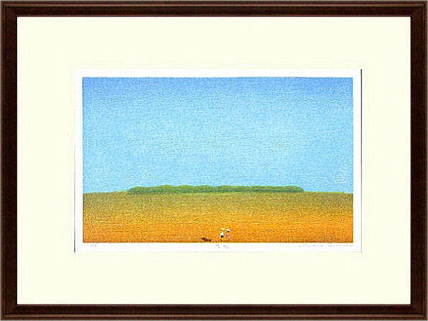 楽天市場】【版画・絵画】川合玉堂『富嶽』リトグラフ□限定200