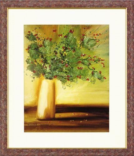 【絵画】リチャード・アケルマン『白い花瓶』複製画■新品★｜アート明日香