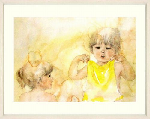 【絵画】おおた慶文『わたしは美人』複製画■新品★