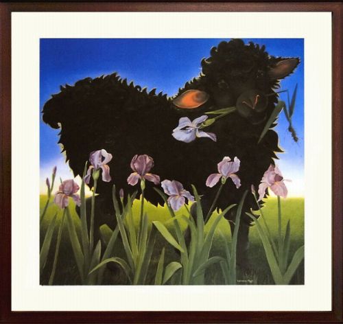 【絵画】Lorena Steinhauser『Black Sheep』複製画■新品★