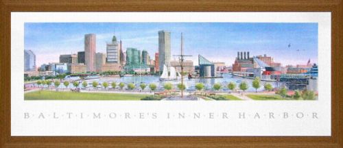 【絵画】Lucia de Leiris『Baltimore’s Inner Harbor』複製画■新品★|アート明日香