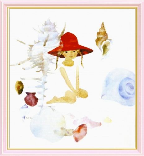 いわさきちひろ　「帽子と少女」 ちひろ美術館スタッフ「お気に入りの作品」⑰ ｜世界初の絵本