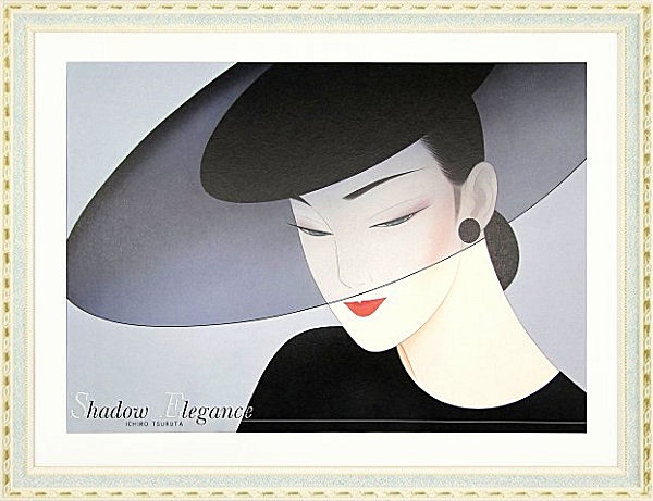 楽天市場】絵画 インテリア 鶴田一郎・喜びのミューズ 美人 アート