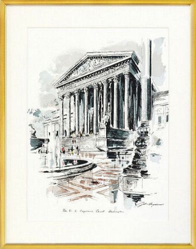 【絵画】ジョン・ヘイムソン『連邦最高裁判所』複製画■新品★
