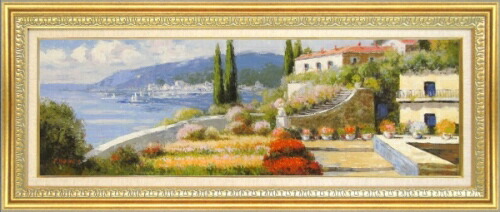 楽天市場】【版画・絵画】サルボ『エーゲ海・パノラマ』ミクスト