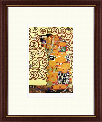【版画・絵画】グスタフ・クリムト『抱擁』シルクスクリーン■新品★｜アート明日香