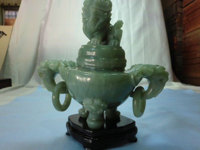中国 玉石翡翠玉彫刻 とうもろこし 蛙など 根付 玉器 4点 C R6172の+