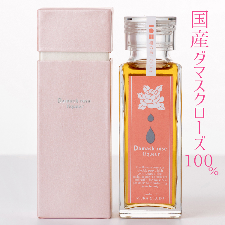 楽天市場 バラ酒ダマスクローズリキュール100ｍｌ あすかネットショップ