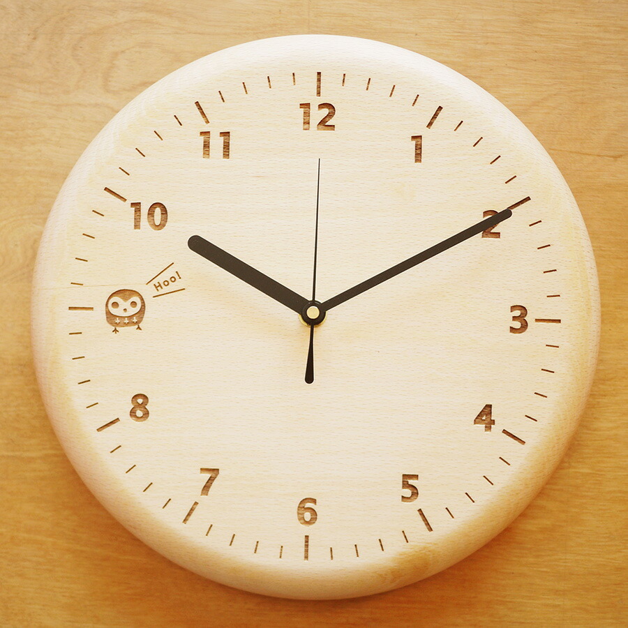 掛け時計 木製 【おやすみの時計】掛時計 壁掛け 時計 静音 静か 壁掛け時計 かわいい おしゃれ 日本製 新築祝い 名入れ 北欧 モダン ナチュラル 無垢材 飛鳥工房|木のおもちゃ 飛鳥工房