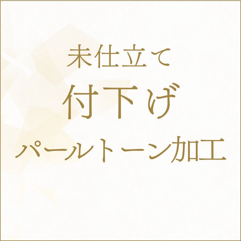 【未仕立て】着物 付下げ パールトーン加工 あすかや [商品番号kakou-pa10]