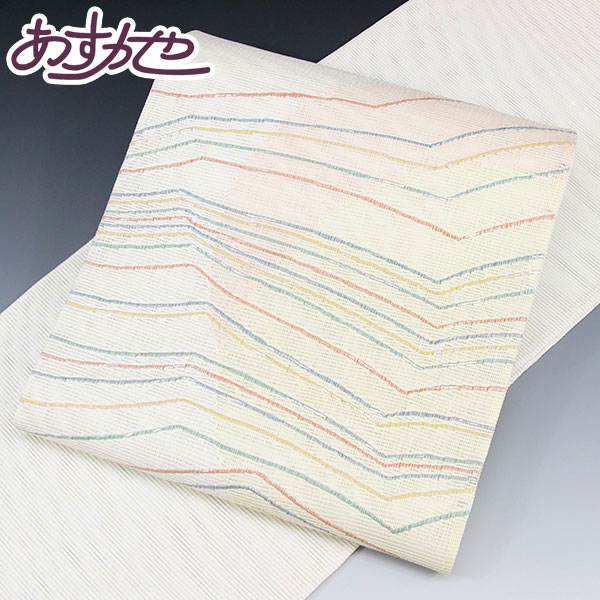 楽天市場】着物 帯 河合康幸謹製 高級 唐織袋帯 振袖にも 能楽招福文