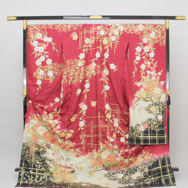 振袖 豪華 桐屋 翠山工房 金通し 金彩 辻が花 身丈164cm 撥水加工済 楽天市場】着物 振袖 辻が花 翠山工房 桐屋 謹製 翠山落款入り