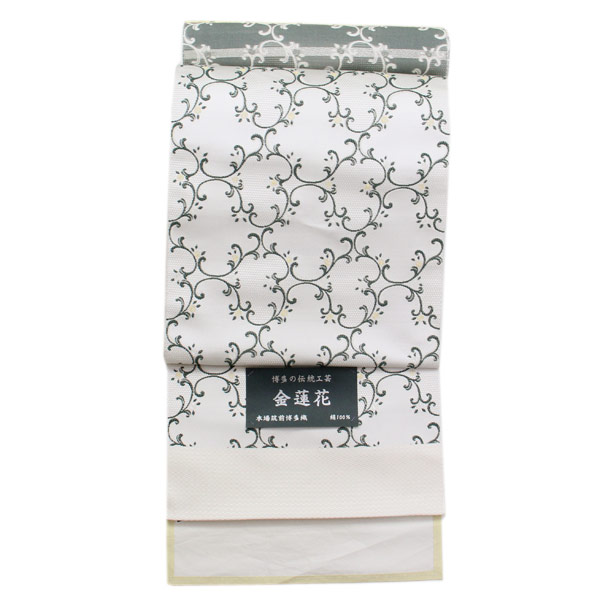金蓮花 8nobi746 紋八寸名古屋帯 お仕立て付き 博多帯 金蓮花 本場筑前8nobi746 金印 あすかや井上絹織帯 あすかや 金蓮花 8nobi746 紋八寸名古屋帯 お仕立て付き 博多帯 金蓮花 本場筑前8nobi746 金印 あすかや井上絹織帯 あすかや