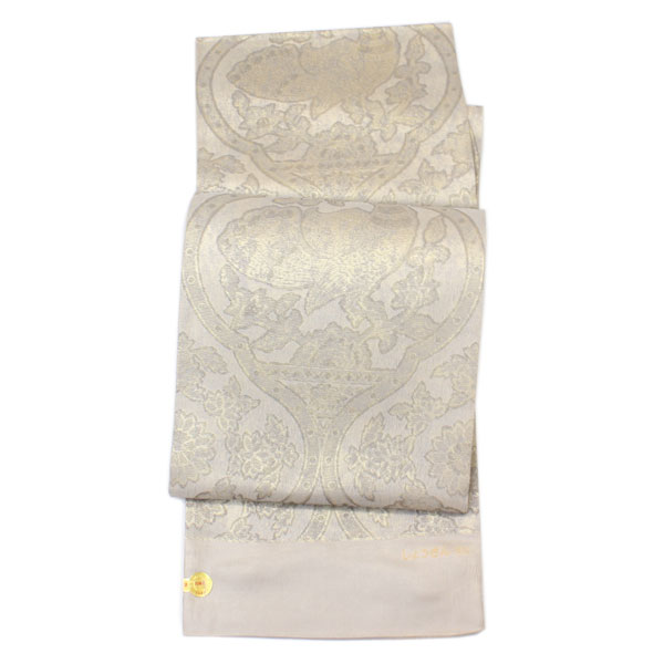 c-1166【未着用品】河合康幸夏帯紗袋帯宝尽し華文
