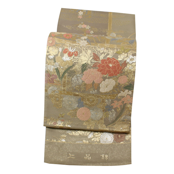 着物 帯 単衣にも 浅野織屋謹製 上品錦 全通 袋帯 書院の華 [商品番号fo2398]【あすかや】｜あすかや