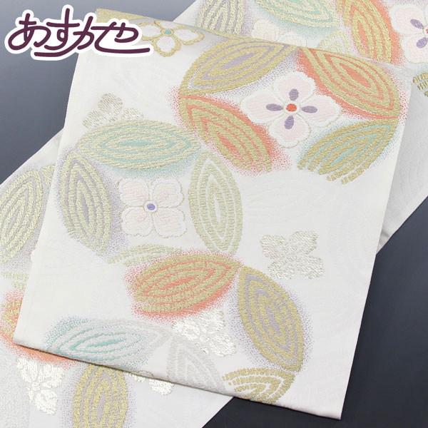 楽天市場】着物 帯 前田仁仙 箔 染め 両面 袋帯 全通 あすかや [商品