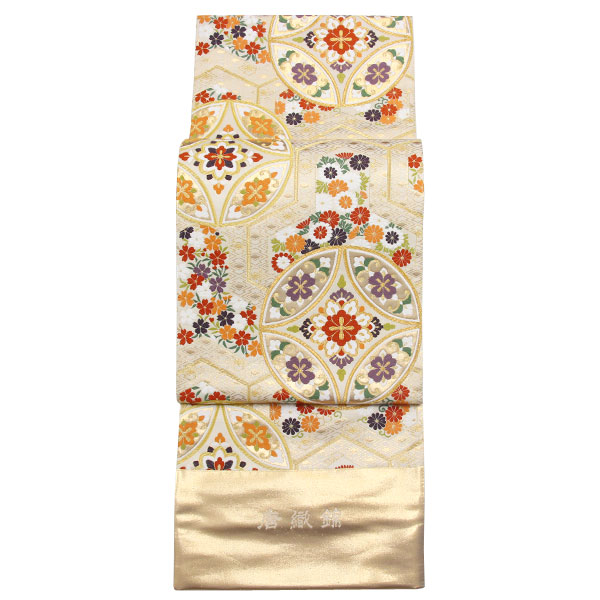 楽天市場】着物 帯 振袖用 西陣ブランド 梅垣 引き箔 袋帯 彩松笹文