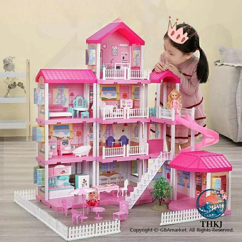 シミュレーション プリンセス城 おもちゃ プリンセス キャッスル お城 ドールハウス用模型玩具 シュミレーションヴィラ 女の子 知育 教材 クリスマスプレゼント 誕生日のプレゼント 卒業祝い クリスマス|アスミル店