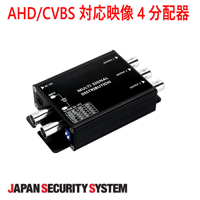 【防犯写真機境界線の外側計器】AHD/CVBS相応うさし画4分かちあう器1021901PF-EB023A-AS