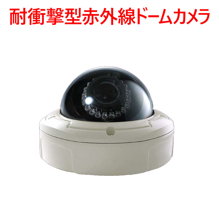 【防犯写真機 室外学生寄宿舎】耐衝撃型赤外線ドームカメラ SD-VR2000