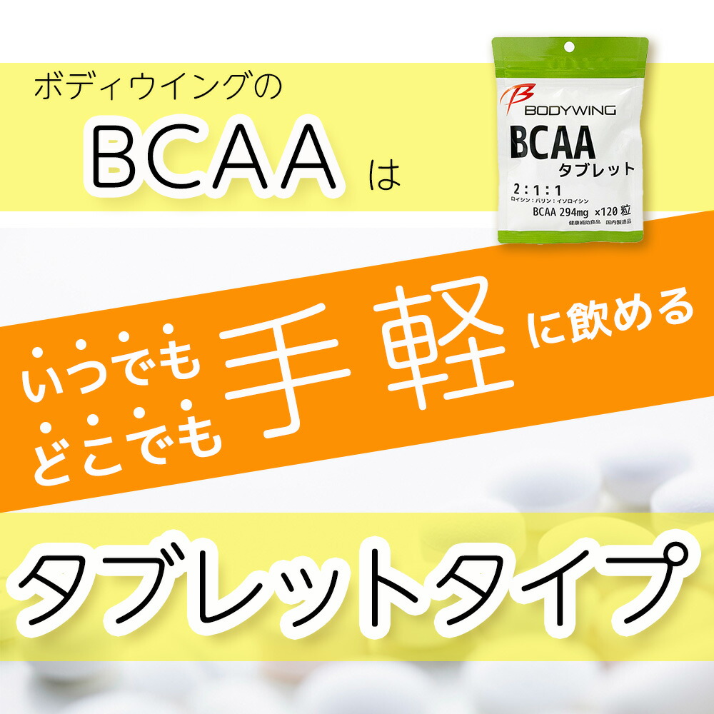 市場 BCAAタブレットタイプ どこでもお手軽にBCAAを 120粒