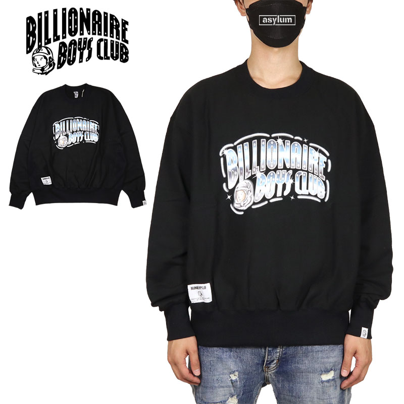 【P10倍】【MAX88%OFF 誕生祭FINAL 最大20％OFFクーポン配布】ビリオネアボーイズクラブ トレーナー BILLIONAIRE BOYS CLUB スウェット メンズ レディース ブランド 大きいサイズ おしゃれ おすすめ 人気 黒 bbc23aw007 ブラック M L XL