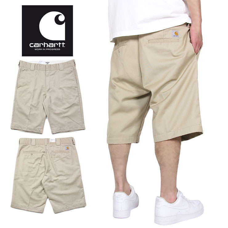 カーハート Wip ショートパンツ Carhartt ハーフパンツ ショーツ メンズ ブランド 大きいサイズ おしゃれ おすすめ Master Short I ベージュ 30 32 34 36 Francophile Dk