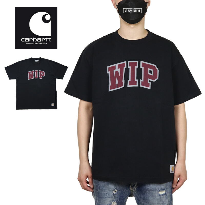 【期間延長SUMMER SALE開催中】カーハートWIP Tシャツ Carhartt WIP 半袖Tシャツ クルーネックTシャツ ルーズフィット ゆったり メンズ レディース ブランド 大きいサイズ おしゃれ おすすめ 人気 黒 綿100% carhartt211 S M L XL|ストリート系B系通販 ASYLUM