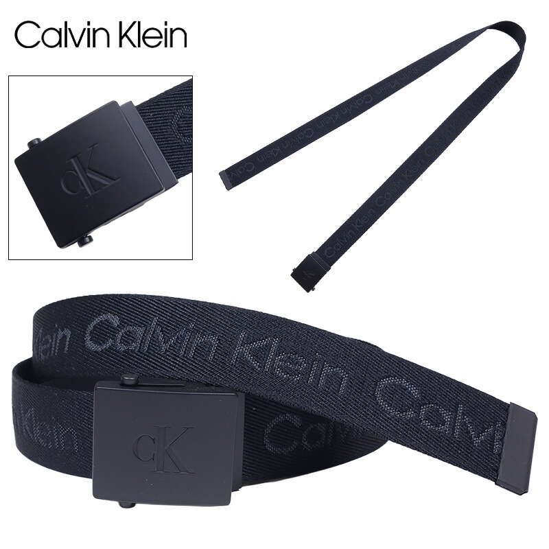 【P2倍】【MAX88%OFF♪誕生祭SALE 最大20％OFFクーポン配布】カルバンクライン ベルト CALVIN KLEIN バックルベルト ガチャベルト CK プレゼント ギフト メンズ ブランド 大きいサイズ おしゃれ おすすめ 人気 黒 ck077 ブラック S M L