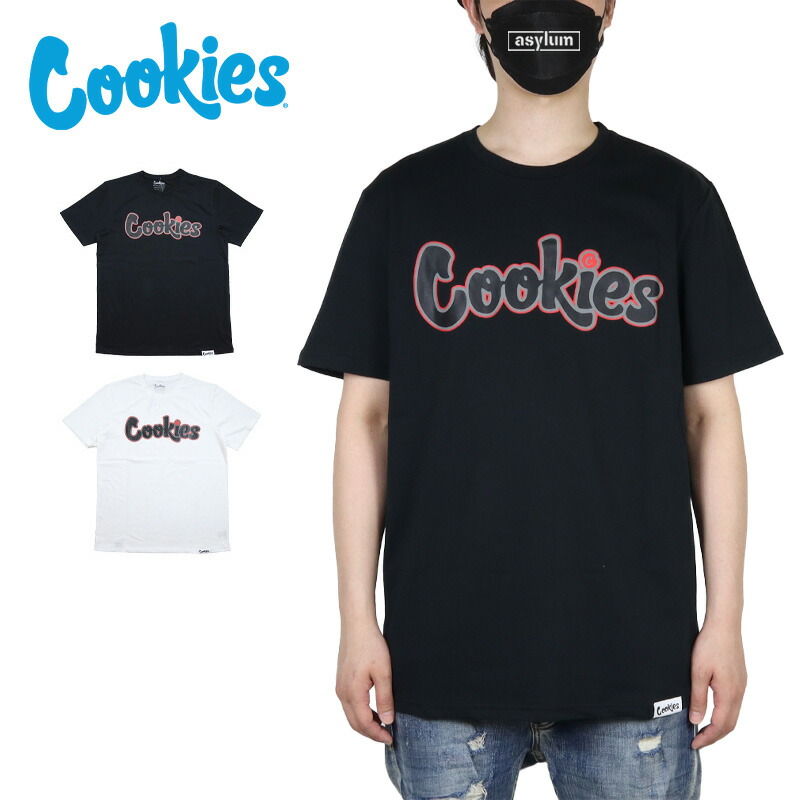 【P10倍】【MAX88%OFF♪誕生祭SALE 最大20％OFFクーポン配布】クッキーズ クロージング Tシャツ Cookies Clothing 半袖Tシャツ トップス メンズ レディース ブランド 大きいサイズ おしゃれ おすすめ 人気 白 黒 cookies003 ブラック ホワイト S M L XL XXL