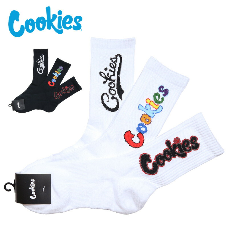 【Cookies】米国人気 オリジナル ロゴ ソックス 関税送料込 楽天市場】【メール便対応】COOKIES ORIGINAL LOGO SOCKS【WHITE