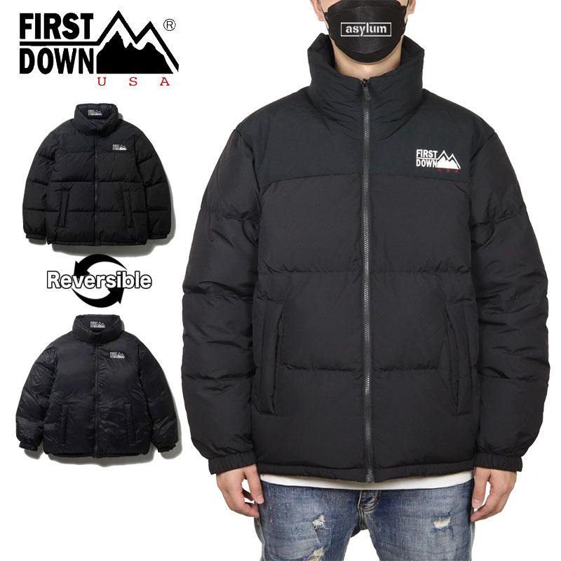 【 10%OFF】【期間延長SUMMER SALE開催中】ファーストダウン ジャケット FIRST DOWN ダウンジャケット アウター リバーシブル メンズ レディース アウトドア ブランド 大きいサイズ おしゃれ おすすめ 人気 firstdown037 S M L XL XXL|ストリート系B系通販 ASYLUM