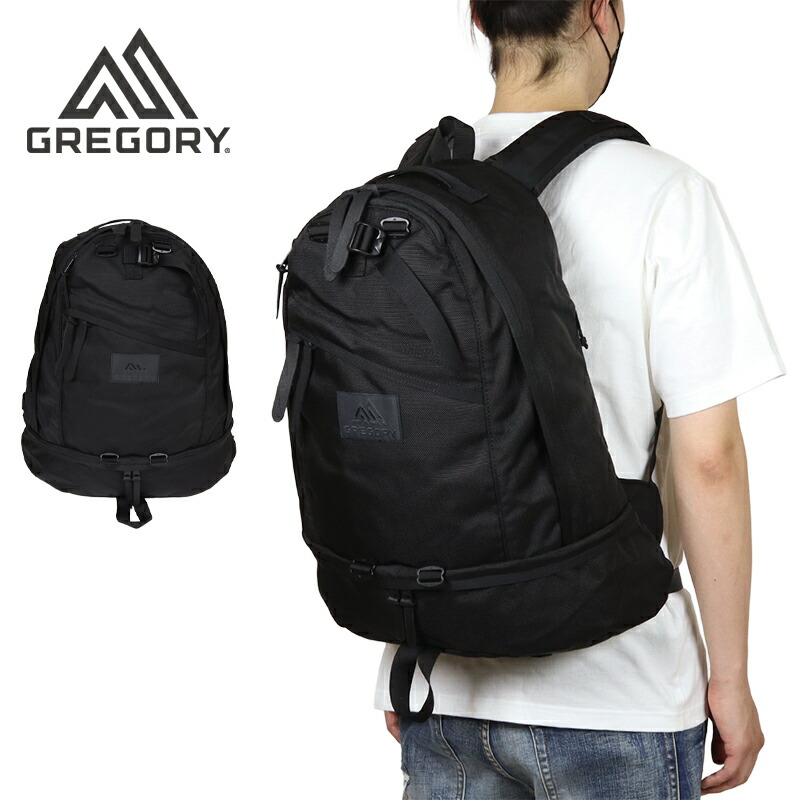 グレゴリー 背嚢 GREGORY 背嚢 うしろ側容器に並べる メンズ レディース ブランド名 大層らしい 今めかしい おすすめ 一般受け コーデュラナイロン 山登り 難民キャンプ 旅する 通い 通学 27L 大静電容量 黒 gregory022