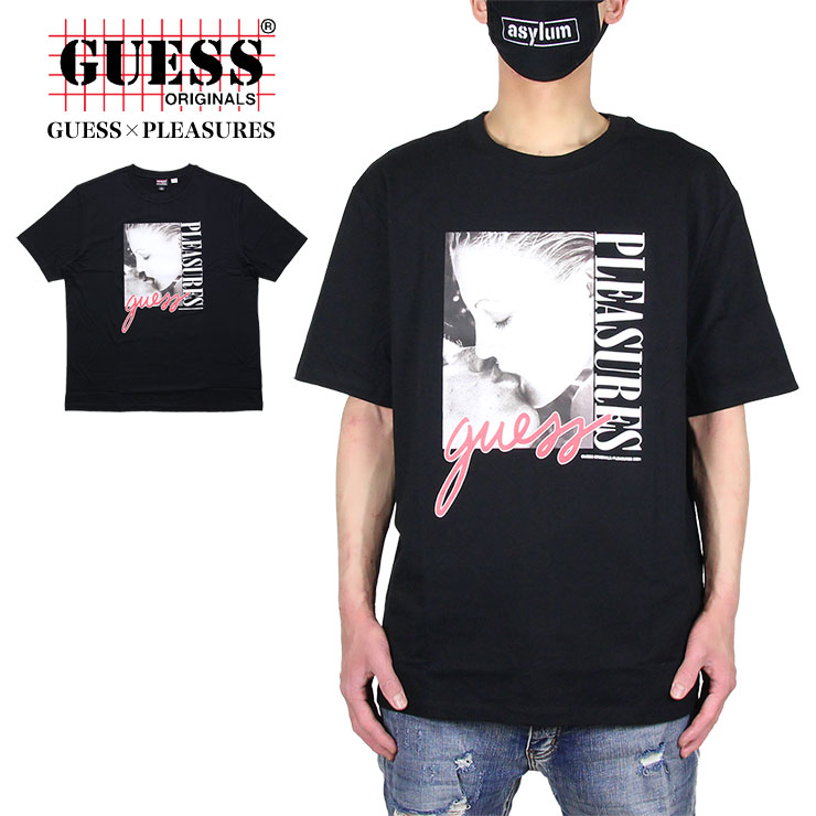 楽天市場 Sale Off ゲス Tシャツ Guess 半袖tシャツ プレジャーズ Pleasures コラボ メンズ レディース ブランド 大きいサイズ 綿100 コットン おしゃれ おすすめ 黒 ブラック S M L Xl ストリート系b系通販 Asylum