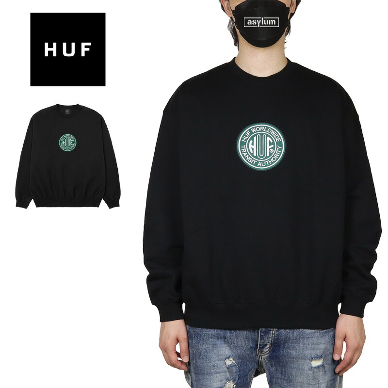 HUF 調教師 ハフ 流汗 メンズ レディース ブランド名 馬鹿でかい大きさ 今めかしい おすすめ 一般受け 黒 表どおり系 スケボー スケーター 黒 ワンポイント huf25aw006 黒いこと M L XL