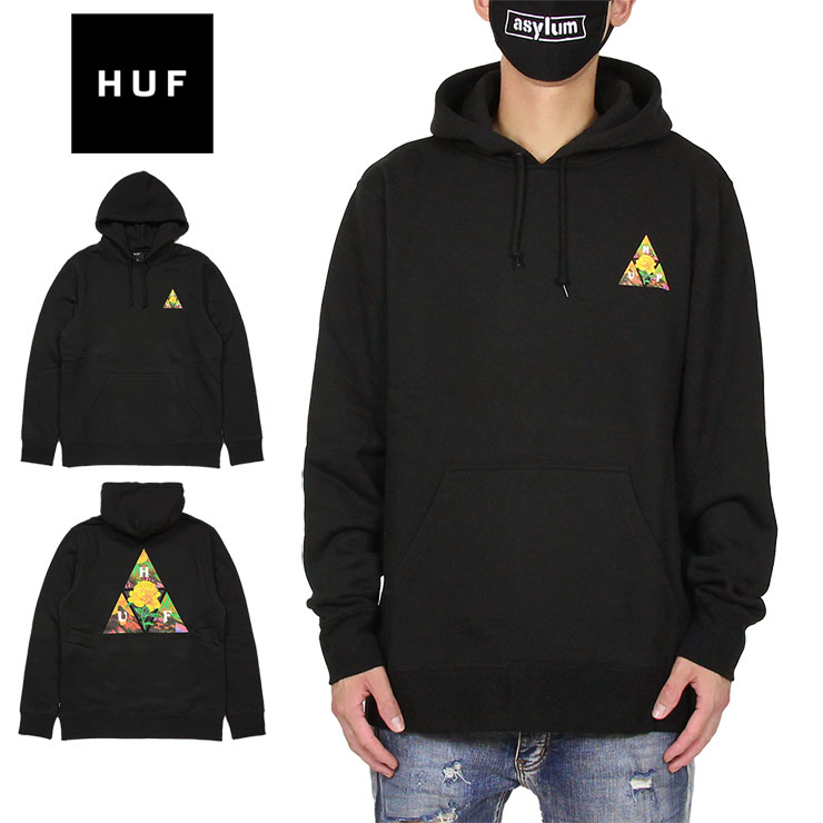 ハフ パーカー Huf プルオーバーパーカー メンズ レディース ブランド 大きいサイズ 人気 おすすめ おしゃれ かっこいい カジュアル バックプリント New Dawn Tt P O Hoodie Pf 黒 M L Xl Oswegocountybusiness Com