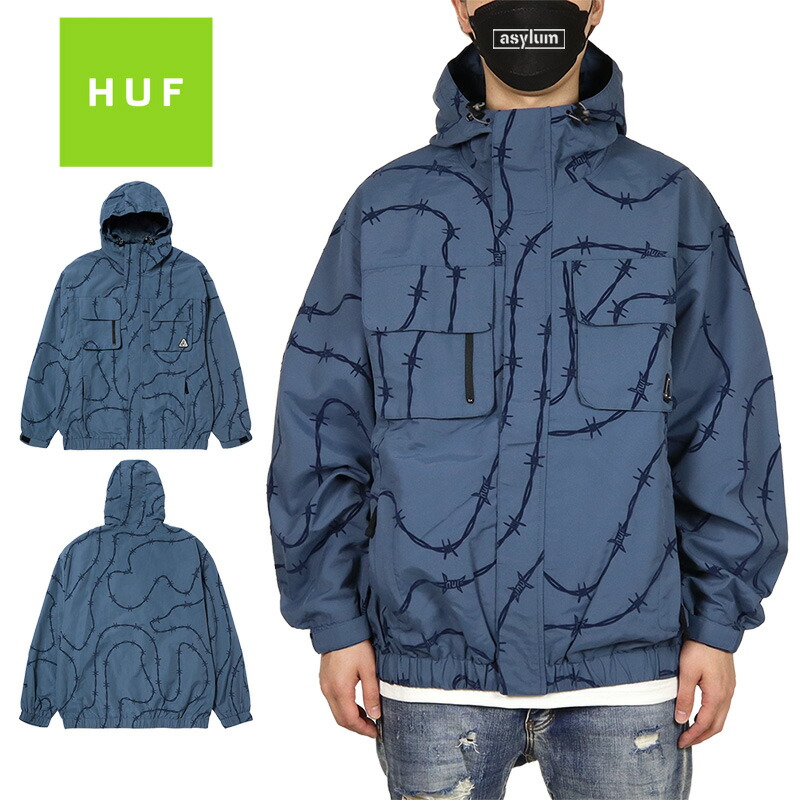 楽天市場】HUF ハフ アウター ボアジャケット スタジアム