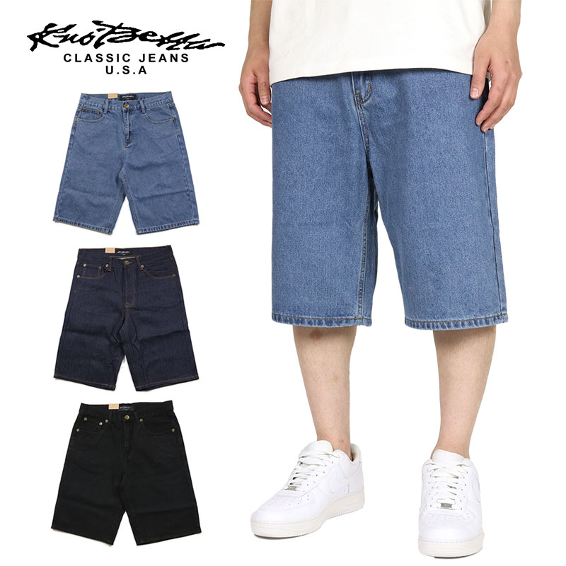 【最大20倍♪GW超ポイントバック5倍対象】ノーベター ショートパンツ KNO-BETTA デニムパンツ ハーフパンツ デニムショーツ メンズ ブランド 大きいサイズ おしゃれ おすすめ 人気 黒 kno-betta003 30 32 34 36 38 40 42